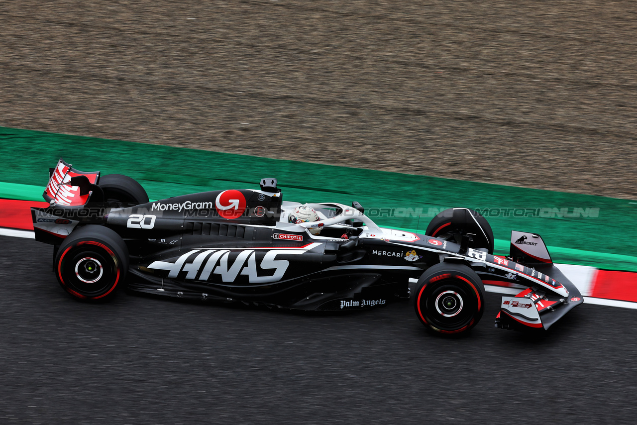 GP GIAPPONE, Kevin Magnussen (DEN) Haas VF-24.

05.04.2024. Formula 1 World Championship, Rd 4, Japanese Grand Prix, Suzuka, Japan, Practice Day.

- www.xpbimages.com, EMail: requests@xpbimages.com © Copyright: Moy / XPB Images