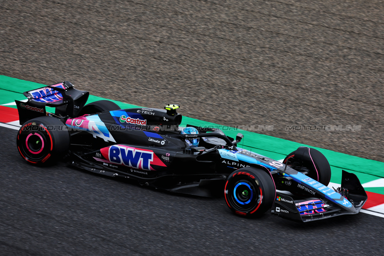 GP GIAPPONE, Pierre Gasly (FRA) Alpine F1 Team A524.

05.04.2024. Formula 1 World Championship, Rd 4, Japanese Grand Prix, Suzuka, Japan, Practice Day.

- www.xpbimages.com, EMail: requests@xpbimages.com © Copyright: Moy / XPB Images