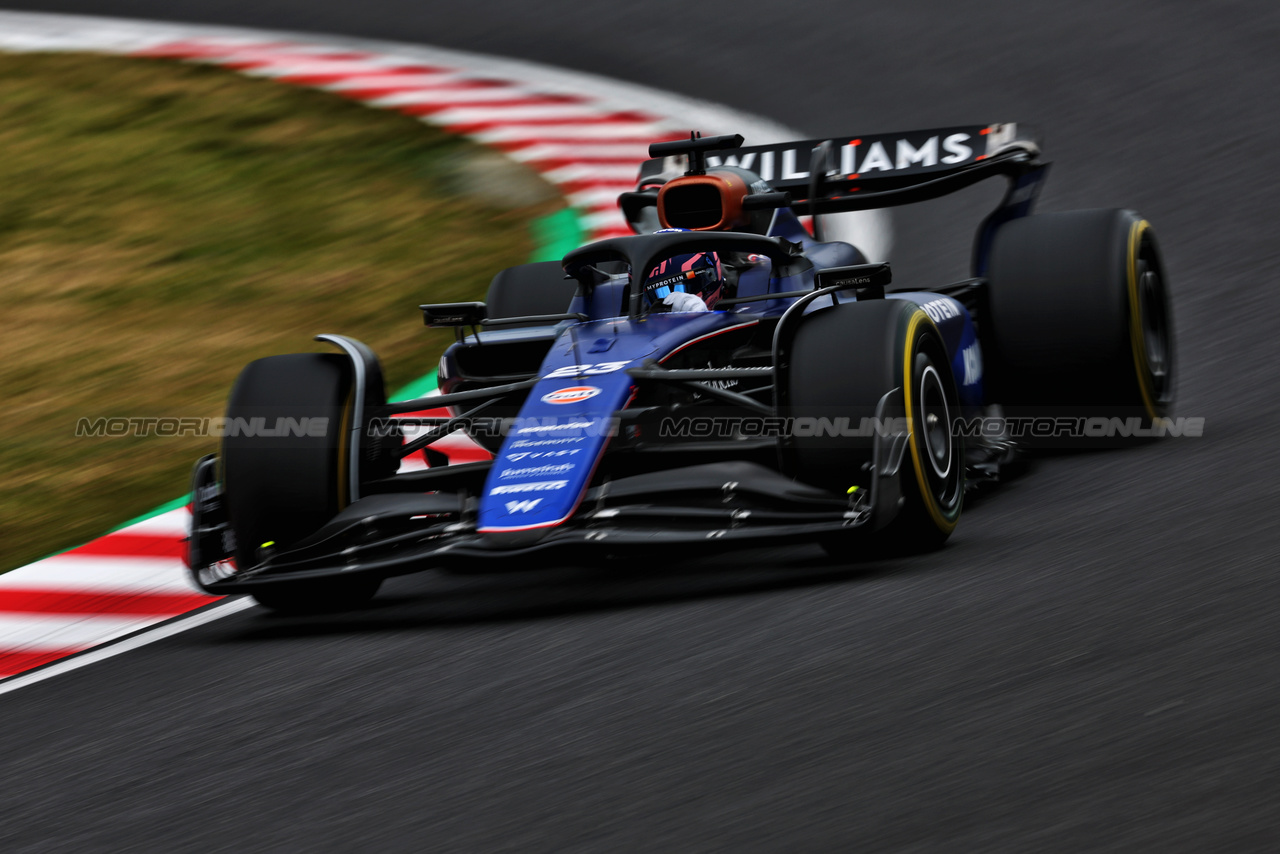 GP GIAPPONE, Alexander Albon (THA) Williams Racing FW46.

05.04.2024. Formula 1 World Championship, Rd 4, Japanese Grand Prix, Suzuka, Japan, Practice Day.

 - www.xpbimages.com, EMail: requests@xpbimages.com © Copyright: Coates / XPB Images