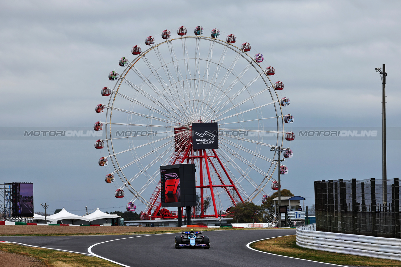 GP GIAPPONE, Pierre Gasly (FRA) Alpine F1 Team A524.

05.04.2024. Formula 1 World Championship, Rd 4, Japanese Grand Prix, Suzuka, Japan, Practice Day.

- www.xpbimages.com, EMail: requests@xpbimages.com © Copyright: Moy / XPB Images