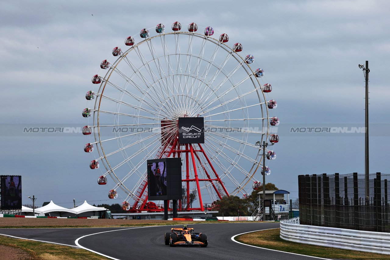 GP GIAPPONE, Lando Norris (GBR) McLaren MCL38.

05.04.2024. Formula 1 World Championship, Rd 4, Japanese Grand Prix, Suzuka, Japan, Practice Day.

- www.xpbimages.com, EMail: requests@xpbimages.com © Copyright: Moy / XPB Images