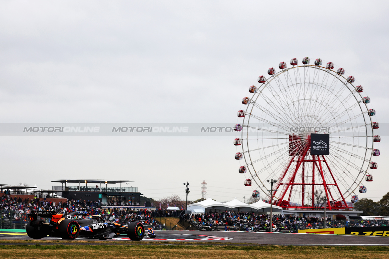 GP GIAPPONE, Oscar Piastri (AUS) McLaren MCL38.

05.04.2024. Formula 1 World Championship, Rd 4, Japanese Grand Prix, Suzuka, Japan, Practice Day.

- www.xpbimages.com, EMail: requests@xpbimages.com © Copyright: Charniaux / XPB Images