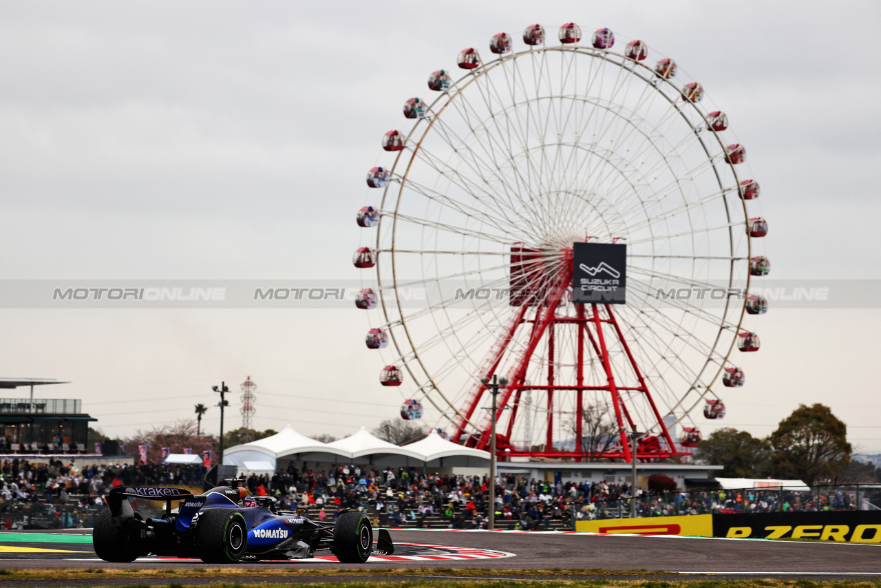 GP GIAPPONE, Alexander Albon (THA) Williams Racing FW46.

05.04.2024. Formula 1 World Championship, Rd 4, Japanese Grand Prix, Suzuka, Japan, Practice Day.

- www.xpbimages.com, EMail: requests@xpbimages.com © Copyright: Charniaux / XPB Images