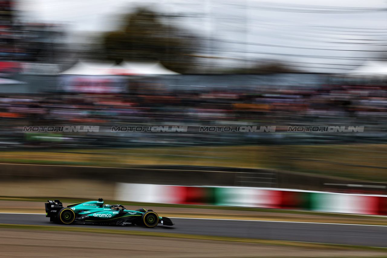 GP GIAPPONE, Lance Stroll (CDN) Aston Martin F1 Team AMR24.

05.04.2024. Formula 1 World Championship, Rd 4, Japanese Grand Prix, Suzuka, Japan, Practice Day.

- www.xpbimages.com, EMail: requests@xpbimages.com © Copyright: Charniaux / XPB Images