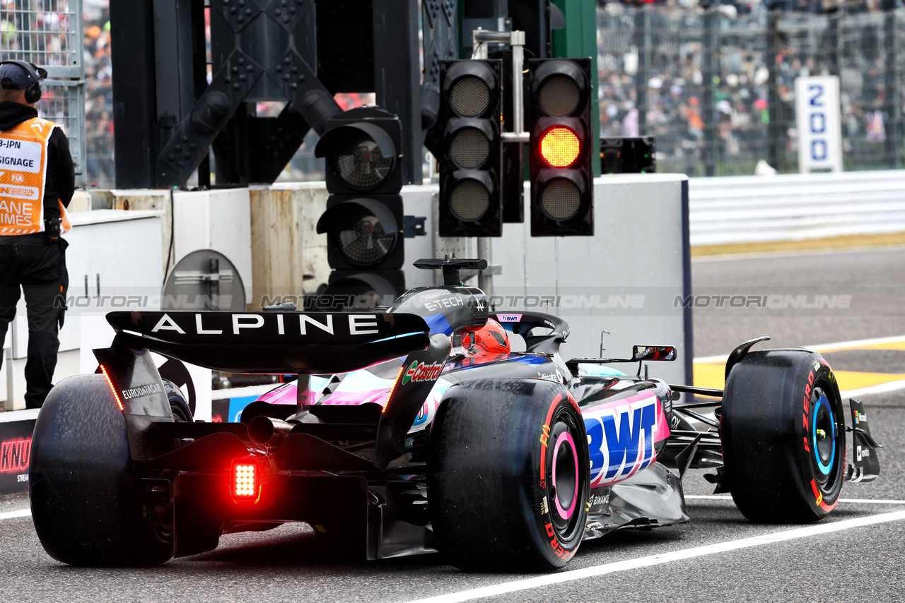 GP GIAPPONE, Esteban Ocon (FRA) Alpine F1 Team A524.

05.04.2024. Formula 1 World Championship, Rd 4, Japanese Grand Prix, Suzuka, Japan, Practice Day.

- www.xpbimages.com, EMail: requests@xpbimages.com © Copyright: Batchelor / XPB Images