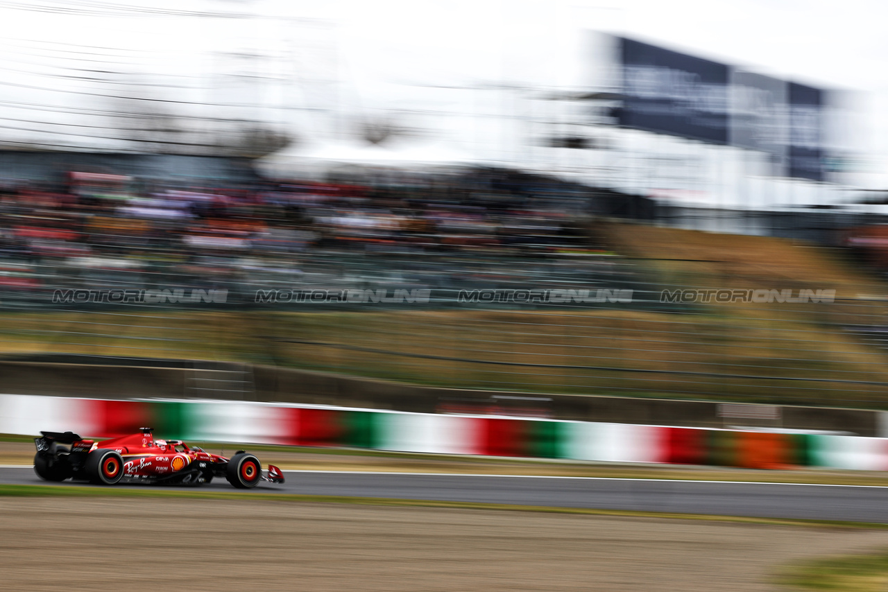 GP GIAPPONE, Charles Leclerc (MON) Ferrari SF-24.

05.04.2024. Formula 1 World Championship, Rd 4, Japanese Grand Prix, Suzuka, Japan, Practice Day.

- www.xpbimages.com, EMail: requests@xpbimages.com © Copyright: Charniaux / XPB Images