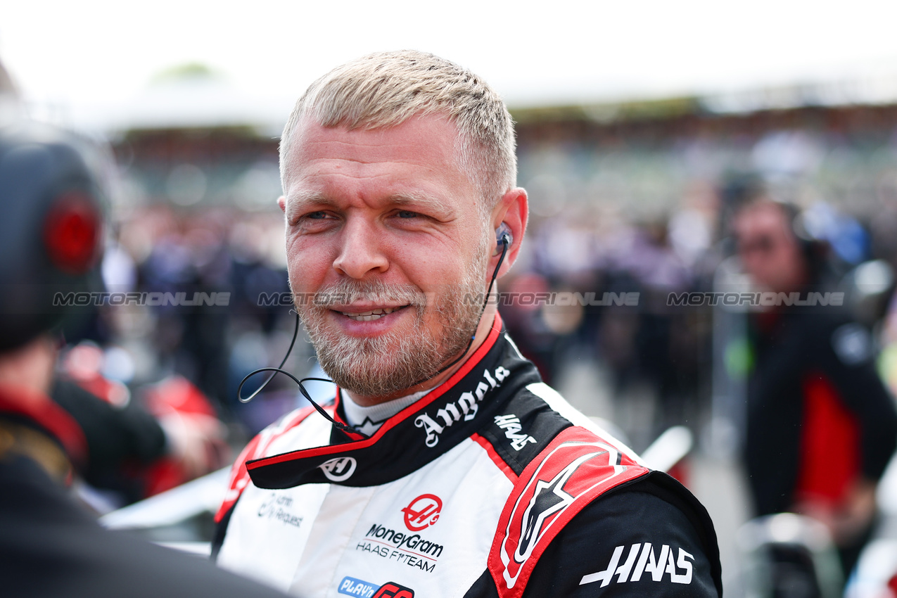 GP GRAN BRETAGNA, Kevin Magnussen (DEN), Haas F1 Team 
07.07.2024. Formula 1 World Championship, Rd 12, British Grand Prix, Silverstone, England, Gara Day.
- www.xpbimages.com, EMail: requests@xpbimages.com © Copyright: Charniaux / XPB Images