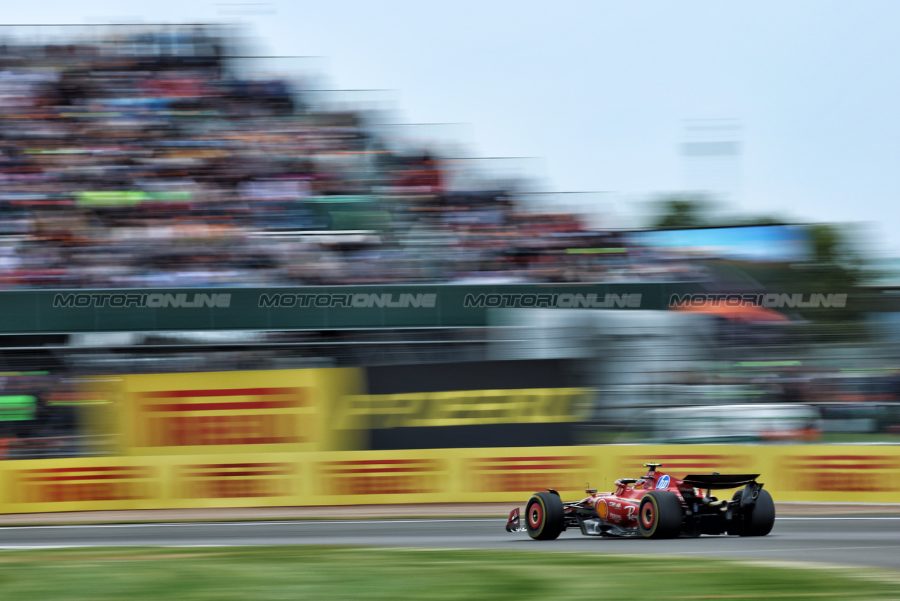 GP GRAN BRETAGNA, Carlos Sainz Jr (ESP) Ferrari SF-24.

07.07.2024. Formula 1 World Championship, Rd 12, British Grand Prix, Silverstone, England, Gara Day.

- www.xpbimages.com, EMail: requests@xpbimages.com © Copyright: Rew / XPB Images