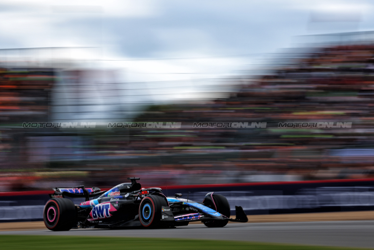 GP GRAN BRETAGNA, Esteban Ocon (FRA) Alpine F1 Team A524.

07.07.2024. Formula 1 World Championship, Rd 12, British Grand Prix, Silverstone, England, Gara Day.

 - www.xpbimages.com, EMail: requests@xpbimages.com © Copyright: Coates / XPB Images