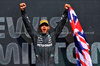 GP GRAN BRETAGNA, Gara winner Lewis Hamilton (GBR) Mercedes AMG F1 celebrates on the podium.

07.07.2024. Formula 1 World Championship, Rd 12, British Grand Prix, Silverstone, England, Gara Day.

- www.xpbimages.com, EMail: requests@xpbimages.com © Copyright: Batchelor / XPB Images