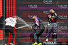GP GRAN BRETAGNA, (L to R): Peter Bonnington (GBR) Mercedes AMG F1 Gara Engineer celebrates on the podium with vincitore Lewis Hamilton (GBR) Mercedes AMG F1 e second placed Max Verstappen (NLD) Red Bull Racing.

07.07.2024. Formula 1 World Championship, Rd 12, British Grand Prix, Silverstone, England, Gara Day.

- www.xpbimages.com, EMail: requests@xpbimages.com © Copyright: Rew / XPB Images