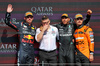 GP GRAN BRETAGNA, The podium (L to R): Max Verstappen (NLD) Red Bull Racing, second; Peter Bonnington (GBR) Mercedes AMG F1 Gara Engineer; Lewis Hamilton (GBR) Mercedes AMG F1, vincitore; Lando Norris (GBR) McLaren, third.

07.07.2024. Formula 1 World Championship, Rd 12, British Grand Prix, Silverstone, England, Gara Day.

- www.xpbimages.com, EMail: requests@xpbimages.com © Copyright: Rew / XPB Images