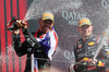GP GRAN BRETAGNA, Gara winner Lewis Hamilton (GBR) Mercedes AMG F1 celebrates on the podium.

07.07.2024. Formula 1 World Championship, Rd 12, British Grand Prix, Silverstone, England, Gara Day.

 - www.xpbimages.com, EMail: requests@xpbimages.com © Copyright: Davenport / XPB Images
