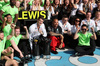 GP GRAN BRETAGNA, Gara winner Lewis Hamilton (GBR) Mercedes AMG F1 celebrates with the team.

07.07.2024. Formula 1 World Championship, Rd 12, British Grand Prix, Silverstone, England, Gara Day.

 - www.xpbimages.com, EMail: requests@xpbimages.com © Copyright: Davenport / XPB Images