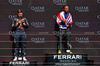 GP GRAN BRETAGNA, (L to R): Max Verstappen (NLD) Red Bull Racing celebrates his second position on the podium with vincitore Lewis Hamilton (GBR) Mercedes AMG F1.

07.07.2024. Formula 1 World Championship, Rd 12, British Grand Prix, Silverstone, England, Gara Day.

 - www.xpbimages.com, EMail: requests@xpbimages.com © Copyright: Coates / XPB Images