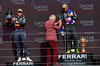 GP GRAN BRETAGNA, (L to R): Max Verstappen (NLD) Red Bull Racing celebrates his second position on the podium with vincitore Lewis Hamilton (GBR) Mercedes AMG F1.

07.07.2024. Formula 1 World Championship, Rd 12, British Grand Prix, Silverstone, England, Gara Day.

 - www.xpbimages.com, EMail: requests@xpbimages.com © Copyright: Coates / XPB Images