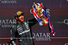 GP GRAN BRETAGNA, Gara winner Lewis Hamilton (GBR) Mercedes AMG F1 celebrates on the podium.

07.07.2024. Formula 1 World Championship, Rd 12, British Grand Prix, Silverstone, England, Gara Day.

 - www.xpbimages.com, EMail: requests@xpbimages.com © Copyright: Coates / XPB Images