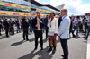 GP GRAN BRETAGNA, (L to R): Jenson Button (GBR) Sky Sports F1 Presenter / Williams Racing Senior Advisor with Naomi Schiff (RWA) / (BEL) Sky Sports F1 Presenter e Simon Lazenby (GBR) Sky Sports F1 TV Presenter on the grid.

07.07.2024. Formula 1 World Championship, Rd 12, British Grand Prix, Silverstone, England, Gara Day.

- www.xpbimages.com, EMail: requests@xpbimages.com © Copyright: Batchelor / XPB Images