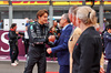 GP GRAN BRETAGNA, George Russell (GBR) Mercedes AMG F1 with Stefano Domenicali (ITA) Formula One President e CEO on the grid.

07.07.2024. Formula 1 World Championship, Rd 12, British Grand Prix, Silverstone, England, Gara Day.

- www.xpbimages.com, EMail: requests@xpbimages.com © Copyright: Batchelor / XPB Images