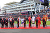 GP GRAN BRETAGNA, Drivers as the grid observes the national anthem.

07.07.2024. Formula 1 World Championship, Rd 12, British Grand Prix, Silverstone, England, Gara Day.

- www.xpbimages.com, EMail: requests@xpbimages.com © Copyright: Batchelor / XPB Images
