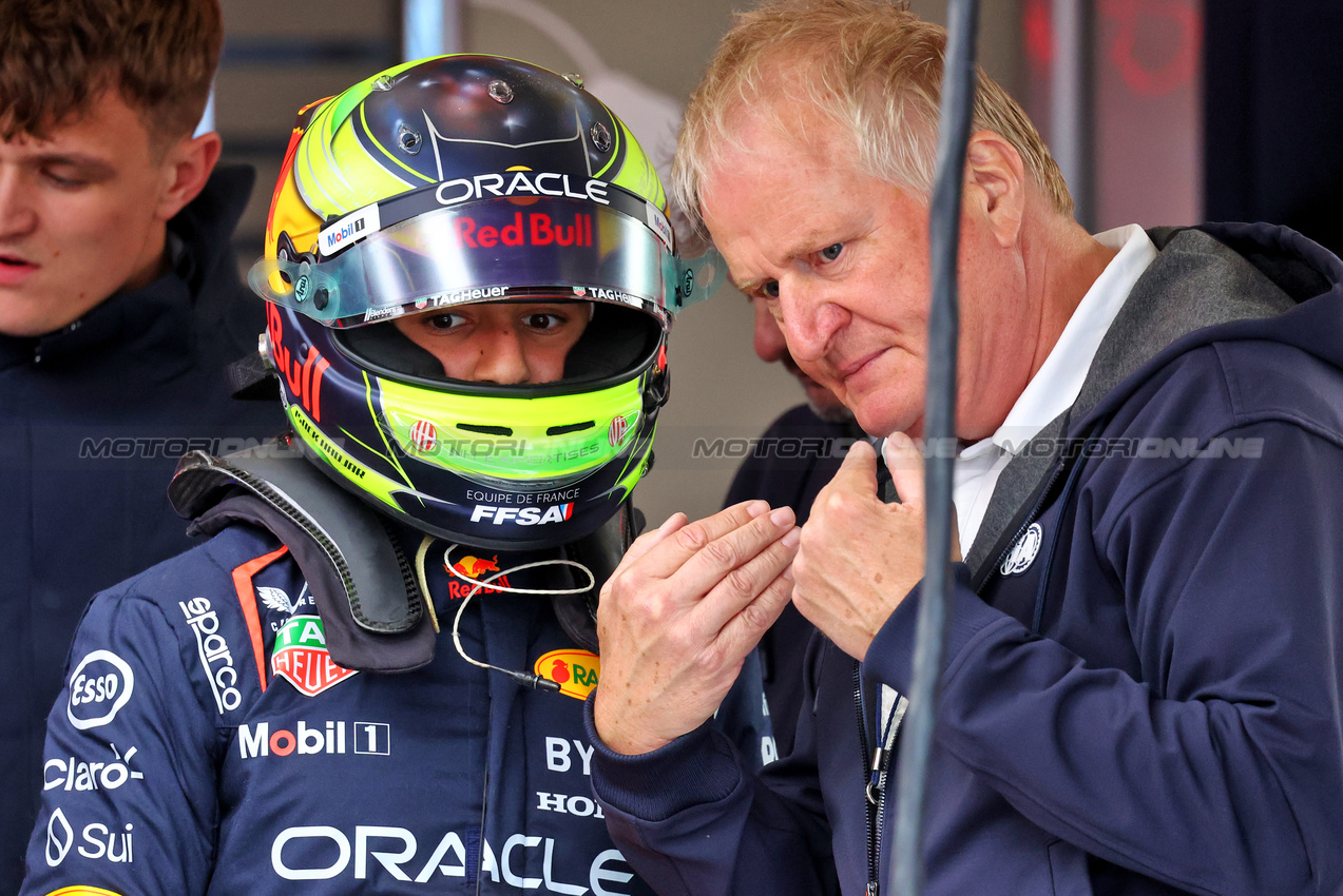GP GRAN BRETAGNA, Isack Hadjar (FRA) Red Bull Racing Test Driver.

04.07.2024. Formula 1 World Championship, Rd 12, British Grand Prix, Silverstone, England, Preparation Day.

- www.xpbimages.com, EMail: requests@xpbimages.com © Copyright: Batchelor / XPB Images