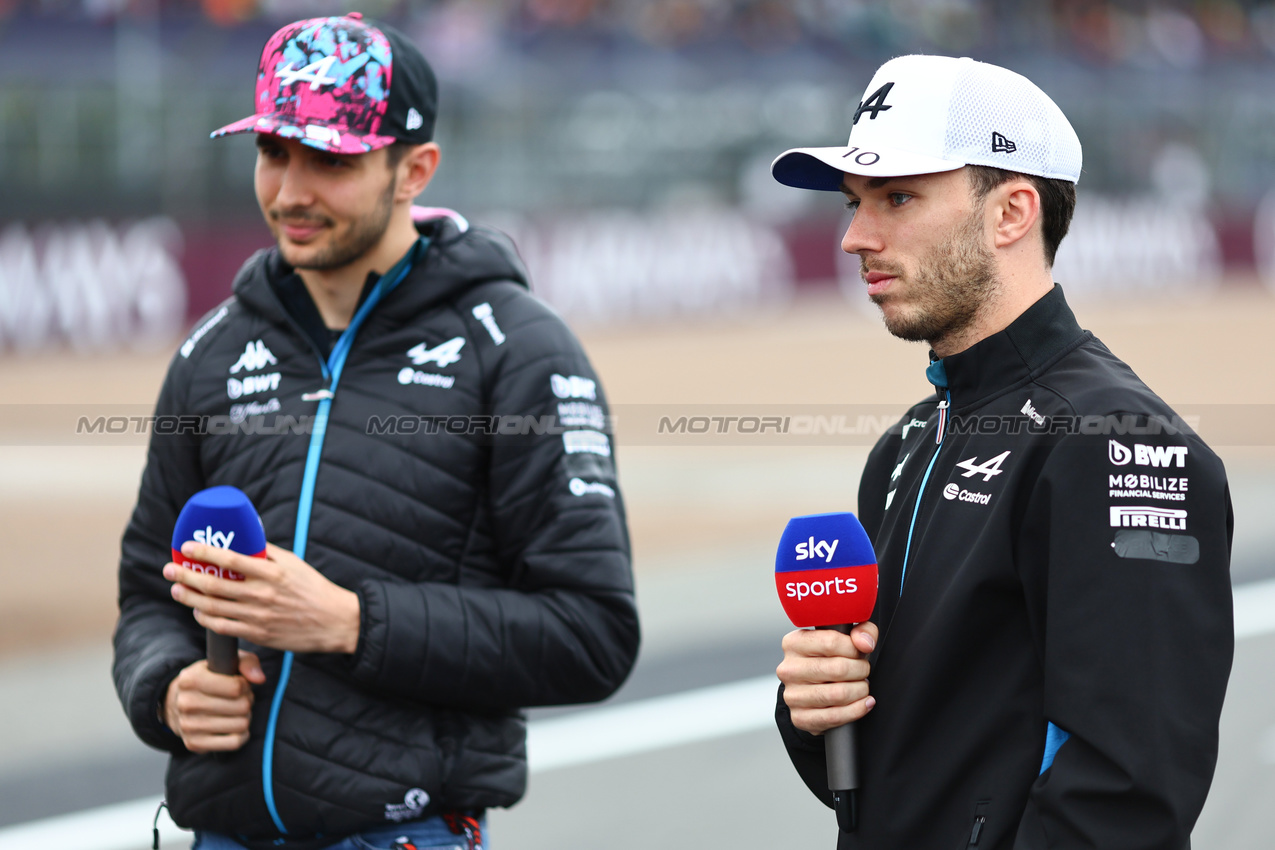 GP GRAN BRETAGNA, Pierre Gasly (FRA), Alpine F1 Team 
04.07.2024. Formula 1 World Championship, Rd 12, British Grand Prix, Silverstone, England, Preparation Day.
- www.xpbimages.com, EMail: requests@xpbimages.com © Copyright: Charniaux / XPB Images