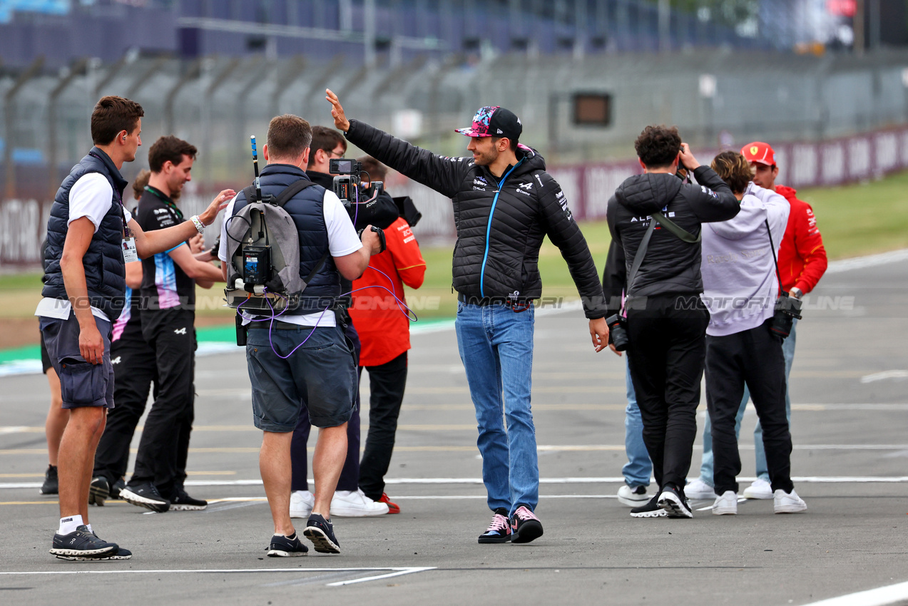 GP GRAN BRETAGNA, Esteban Ocon (FRA) Alpine F1 Team.

04.07.2024. Formula 1 World Championship, Rd 12, British Grand Prix, Silverstone, England, Preparation Day.

 - www.xpbimages.com, EMail: requests@xpbimages.com © Copyright: Coates / XPB Images