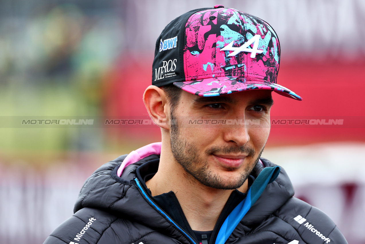 GP GRAN BRETAGNA, Esteban Ocon (FRA) Alpine F1 Team.

04.07.2024. Formula 1 World Championship, Rd 12, British Grand Prix, Silverstone, England, Preparation Day.

 - www.xpbimages.com, EMail: requests@xpbimages.com © Copyright: Coates / XPB Images