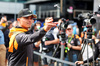 GP GRAN BRETAGNA, Lando Norris (GBR) McLaren plays darts.

04.07.2024. Formula 1 World Championship, Rd 12, British Grand Prix, Silverstone, England, Preparation Day.

- www.xpbimages.com, EMail: requests@xpbimages.com © Copyright: Bearne / XPB Images
