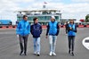 GP GRAN BRETAGNA, (L to R): Gaetan Jego, Williams Racing Gara Engineer walks the circuit with Franco Colapinto (ARG) Williams Racing Academy Driver; Logan Sargeant (USA) Williams Racing; e Elizabeth Wood Boyer (GBR) Williams Racing Performance Engineer.

04.07.2024. Formula 1 World Championship, Rd 12, British Grand Prix, Silverstone, England, Preparation Day.

- www.xpbimages.com, EMail: requests@xpbimages.com © Copyright: Bearne / XPB Images