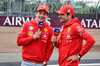 GP GRAN BRETAGNA, (L to R): Charles Leclerc (MON) Ferrari with Carlos Sainz Jr (ESP) Ferrari.

04.07.2024. Formula 1 World Championship, Rd 12, British Grand Prix, Silverstone, England, Preparation Day.

- www.xpbimages.com, EMail: requests@xpbimages.com © Copyright: Moy / XPB Images