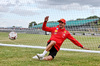 GP GRAN BRETAGNA, Carlos Sainz Jr (ESP) Ferrari plays football.

04.07.2024. Formula 1 World Championship, Rd 12, British Grand Prix, Silverstone, England, Preparation Day.

- www.xpbimages.com, EMail: requests@xpbimages.com © Copyright: Moy / XPB Images