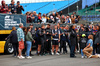 GP GRAN BRETAGNA, Lewis Hamilton (GBR) Mercedes AMG F1 with Natalie Pinkham (GBR) Sky Sports Presenter; Naomi Schiff (RWA) / (BEL) Sky Sports F1 Presenter; e Martin Brundle (GBR) Sky Sports F1 Commentator.

04.07.2024. Formula 1 World Championship, Rd 12, British Grand Prix, Silverstone, England, Preparation Day.

 - www.xpbimages.com, EMail: requests@xpbimages.com © Copyright: Coates / XPB Images