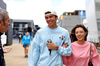 GP GRAN BRETAGNA, (L to R): Alexander Albon (THA) Williams Racing with Domenica Muni Lily He (CHN) Professional Golfer.

04.07.2024. Formula 1 World Championship, Rd 12, British Grand Prix, Silverstone, England, Preparation Day.

- www.xpbimages.com, EMail: requests@xpbimages.com © Copyright: Bearne / XPB Images