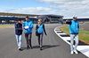 GP GRAN BRETAGNA, (L to R): Franco Colapinto (ARG) Williams Racing Academy Driver walks the circuit with Elizabeth Wood Boyer (GBR) Williams Racing Performance Engineer; Gaetan Jego, Williams Racing Gara Engineer; e Logan Sargeant (USA) Williams Racing.

04.07.2024. Formula 1 World Championship, Rd 12, British Grand Prix, Silverstone, England, Preparation Day.

- www.xpbimages.com, EMail: requests@xpbimages.com © Copyright: Batchelor / XPB Images