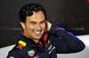 GP GRAN BRETAGNA, Sergio Perez (MEX) Red Bull Racing in the FIA Press Conference.

04.07.2024. Formula 1 World Championship, Rd 12, British Grand Prix, Silverstone, England, Preparation Day.

- www.xpbimages.com, EMail: requests@xpbimages.com © Copyright: Bearne / XPB Images