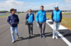 GP GRAN BRETAGNA, (L to R): Franco Colapinto (ARG) Williams Racing Academy Driver walks the circuit with Elizabeth Wood Boyer (GBR) Williams Racing Performance Engineer; Gaetan Jego, Williams Racing Gara Engineer; e Logan Sargeant (USA) Williams Racing.

04.07.2024. Formula 1 World Championship, Rd 12, British Grand Prix, Silverstone, England, Preparation Day.

- www.xpbimages.com, EMail: requests@xpbimages.com © Copyright: Batchelor / XPB Images
