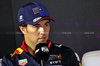 GP GRAN BRETAGNA, Sergio Perez (MEX) Red Bull Racing in the FIA Press Conference.

04.07.2024. Formula 1 World Championship, Rd 12, British Grand Prix, Silverstone, England, Preparation Day.

- www.xpbimages.com, EMail: requests@xpbimages.com © Copyright: Bearne / XPB Images