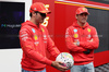 GP GRAN BRETAGNA, (L to R): Charles Leclerc (MON) Ferrari with Carlos Sainz Jr (ESP) Ferrari.

04.07.2024. Formula 1 World Championship, Rd 12, British Grand Prix, Silverstone, England, Preparation Day.

 - www.xpbimages.com, EMail: requests@xpbimages.com © Copyright: Davenport / XPB Images