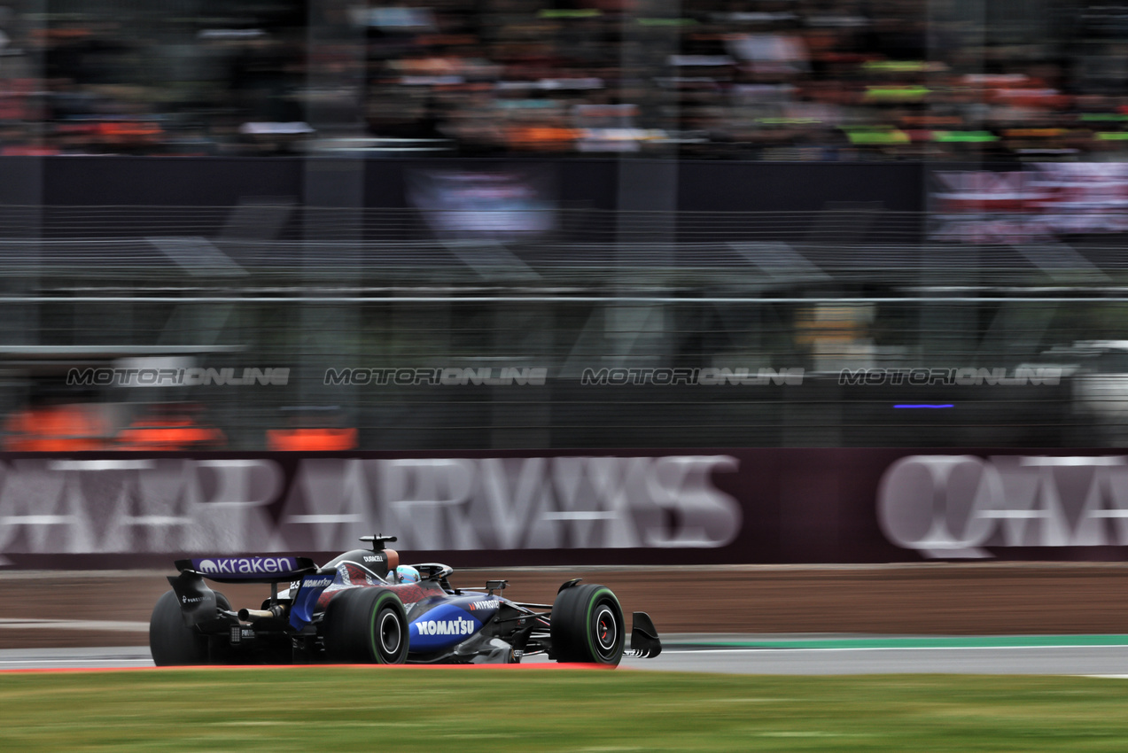 GP GRAN BRETAGNA, Alexander Albon (THA) Williams Racing FW46.

06.07.2024. Formula 1 World Championship, Rd 12, British Grand Prix, Silverstone, England, Qualifiche Day.

- www.xpbimages.com, EMail: requests@xpbimages.com © Copyright: Rew / XPB Images