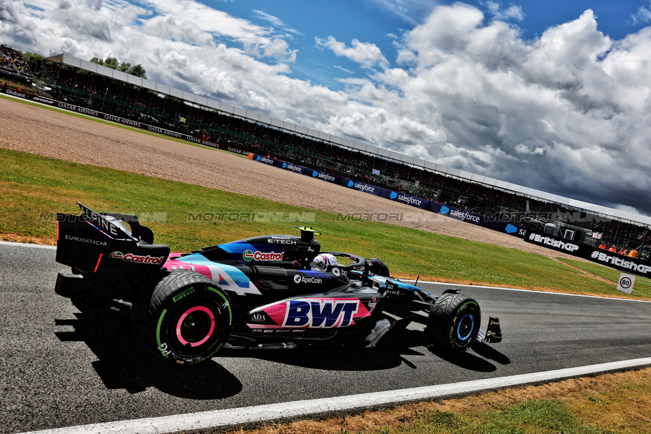 GP GRAN BRETAGNA, Pierre Gasly (FRA) Alpine F1 Team A524.

06.07.2024. Formula 1 World Championship, Rd 12, British Grand Prix, Silverstone, England, Qualifiche Day.

- www.xpbimages.com, EMail: requests@xpbimages.com © Copyright: Charniaux / XPB Images