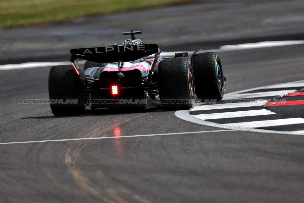 GP GRAN BRETAGNA, Esteban Ocon (FRA) Alpine F1 Team A524.

06.07.2024. Formula 1 World Championship, Rd 12, British Grand Prix, Silverstone, England, Qualifiche Day.

- www.xpbimages.com, EMail: requests@xpbimages.com © Copyright: Rew / XPB Images