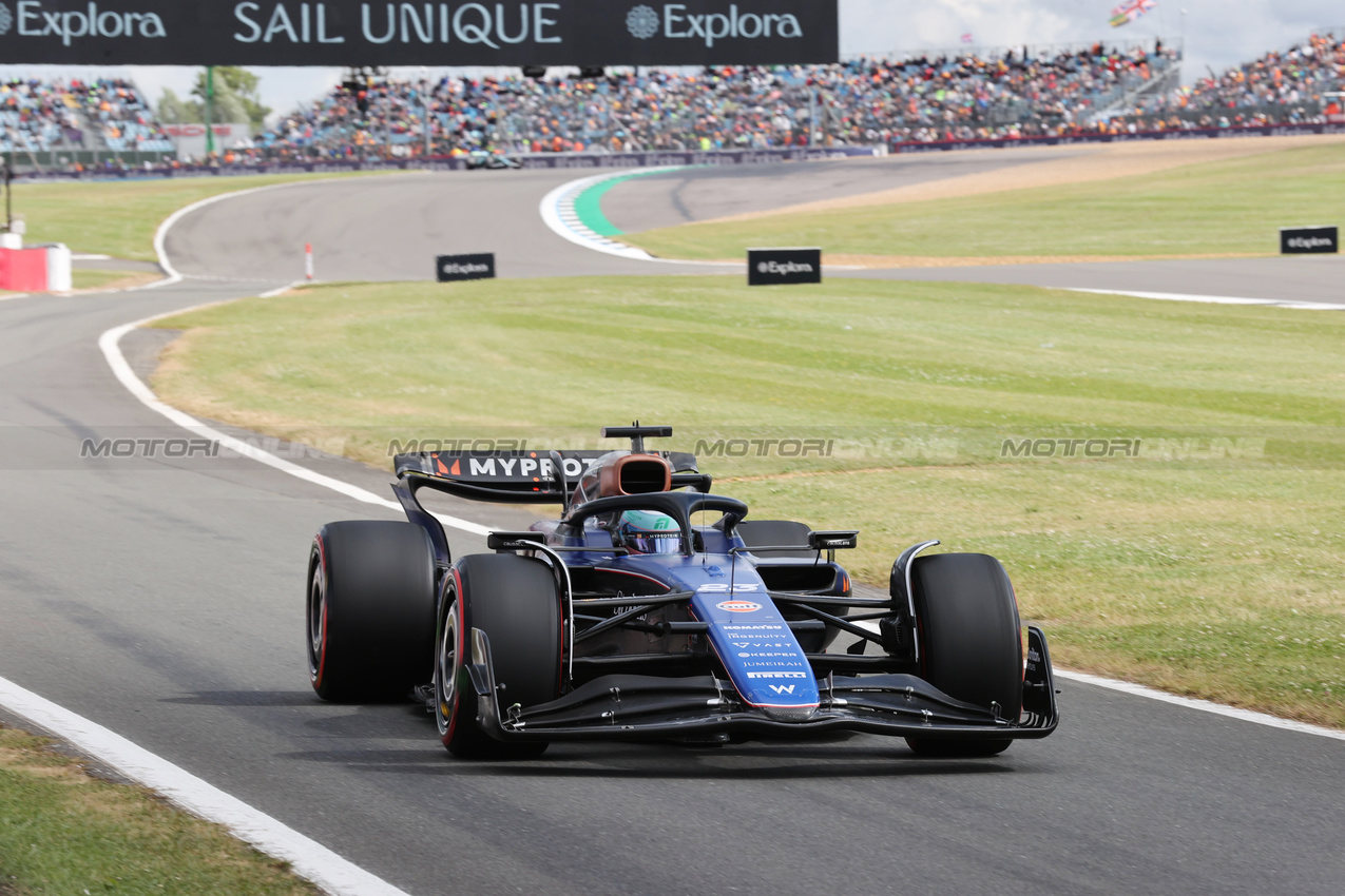 GP GRAN BRETAGNA, Alexander Albon (THA) Williams Racing FW46.

06.07.2024. Formula 1 World Championship, Rd 12, British Grand Prix, Silverstone, England, Qualifiche Day.

 - www.xpbimages.com, EMail: requests@xpbimages.com © Copyright: Davenport / XPB Images