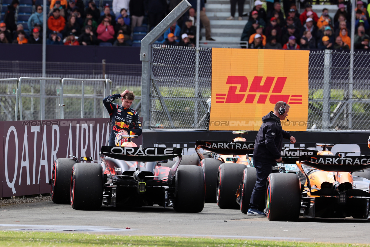 GP GRAN BRETAGNA, Max Verstappen (NLD) Red Bull Racing RB20 in qualifying parc ferme.

06.07.2024. Formula 1 World Championship, Rd 12, British Grand Prix, Silverstone, England, Qualifiche Day.

 - www.xpbimages.com, EMail: requests@xpbimages.com © Copyright: Davenport / XPB Images