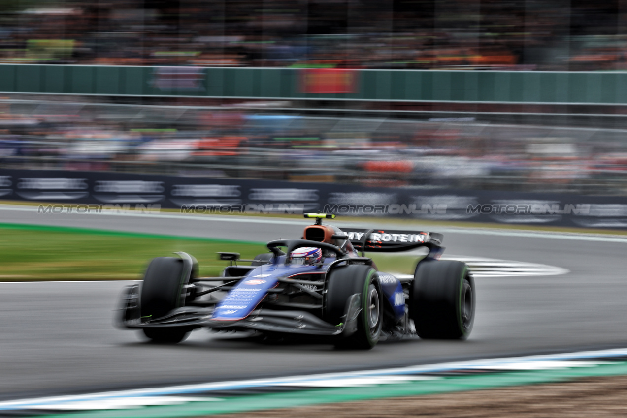 GP GRAN BRETAGNA, Logan Sargeant (USA) Williams Racing FW46.

06.07.2024. Formula 1 World Championship, Rd 12, British Grand Prix, Silverstone, England, Qualifiche Day.

- www.xpbimages.com, EMail: requests@xpbimages.com © Copyright: Bearne / XPB Images
