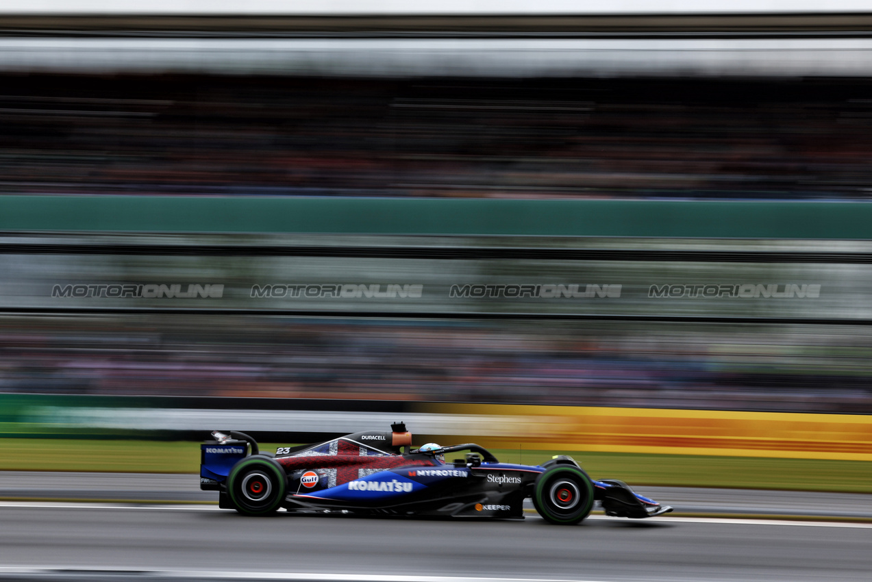 GP GRAN BRETAGNA, Alexander Albon (THA) Williams Racing FW46.

06.07.2024. Formula 1 World Championship, Rd 12, British Grand Prix, Silverstone, England, Qualifiche Day.

 - www.xpbimages.com, EMail: requests@xpbimages.com © Copyright: Coates / XPB Images