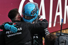 GP GRAN BRETAGNA, George Russell (GBR) Mercedes AMG F1 celebrates his pole position in qualifying parc ferme.

06.07.2024. Formula 1 World Championship, Rd 12, British Grand Prix, Silverstone, England, Qualifiche Day.

- www.xpbimages.com, EMail: requests@xpbimages.com © Copyright: Moy / XPB Images