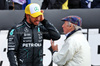 GP GRAN BRETAGNA, (L to R): Lewis Hamilton (GBR) Mercedes AMG F1 with Jackie Stewart (GBR) in qualifying parc ferme.

06.07.2024. Formula 1 World Championship, Rd 12, British Grand Prix, Silverstone, England, Qualifiche Day.

- www.xpbimages.com, EMail: requests@xpbimages.com © Copyright: Moy / XPB Images