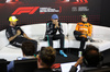 GP GRAN BRETAGNA, (L to R): Lewis Hamilton (GBR) Mercedes AMG F1; George Russell (GBR) Mercedes AMG F1; e Lando Norris (GBR) McLaren, in the post qualifying FIA Press Conference.

06.07.2024. Formula 1 World Championship, Rd 12, British Grand Prix, Silverstone, England, Qualifiche Day.

 - www.xpbimages.com, EMail: requests@xpbimages.com © Copyright: Davenport / XPB Images