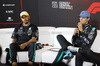 GP GRAN BRETAGNA, (L to R): Lewis Hamilton (GBR) Mercedes AMG F1 e George Russell (GBR) Mercedes AMG F1 in the post qualifying FIA Press Conference.

06.07.2024. Formula 1 World Championship, Rd 12, British Grand Prix, Silverstone, England, Qualifiche Day.

 - www.xpbimages.com, EMail: requests@xpbimages.com © Copyright: Davenport / XPB Images